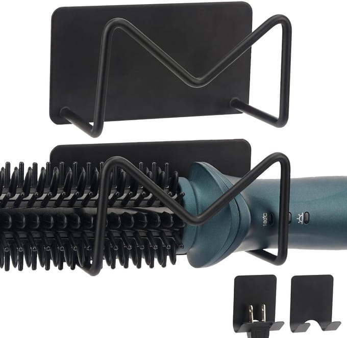Dailygoods - Wandgemonteerde Krultanghouder voor Badkamer