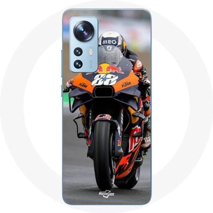 Hoesje - Xiaomi - 12X - Flexibel - Miguel Oliveira Moto GP - Wit