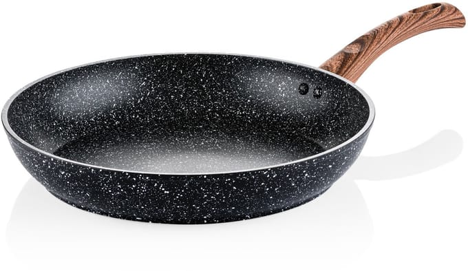 Westinghouse Koekenpan – Ø 30 cm – Inductie Pan – Black Marble Wood