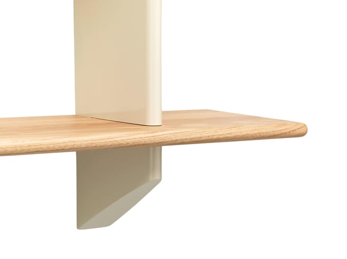 Vitra Rayonnage Mural Wandregal - Prouvé Blanc Colombe (écru) - Eiken