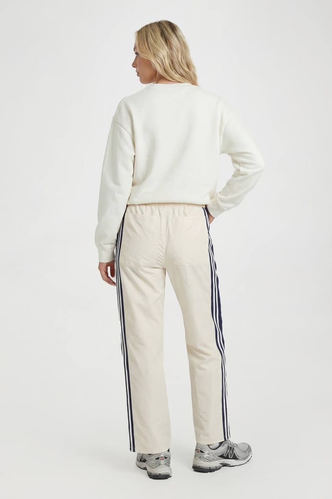 boohoo Dames Hamptons Country Club Bedrukt Oversized Sweatshirt | Ecru | Maat: Medium
