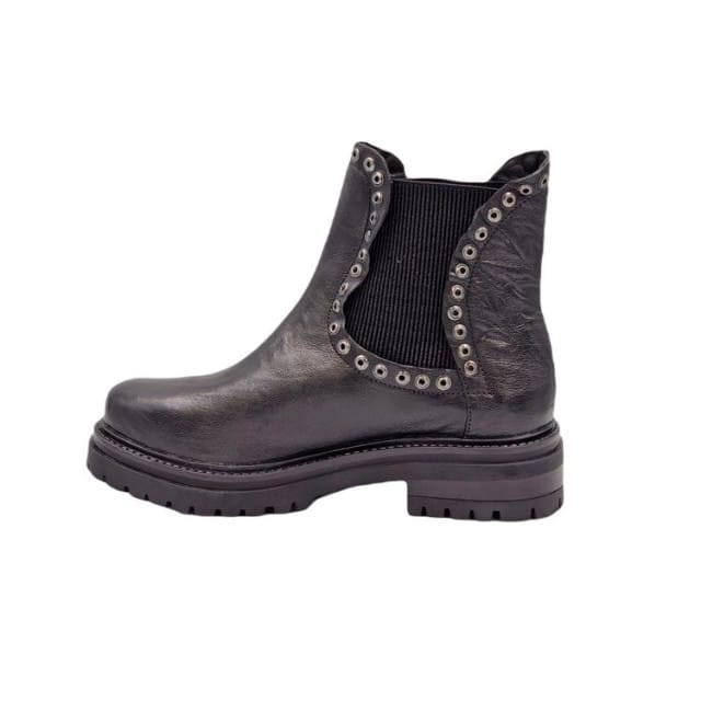 Lazamani - Odile Dames Chelsea Boots Leer Black - Maat 42