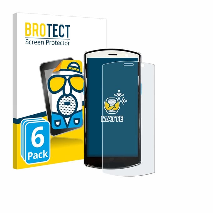 BROTECT - Screenprotector voor Unitech EA510 - Folie Beschermfolie matte 6 Stuks