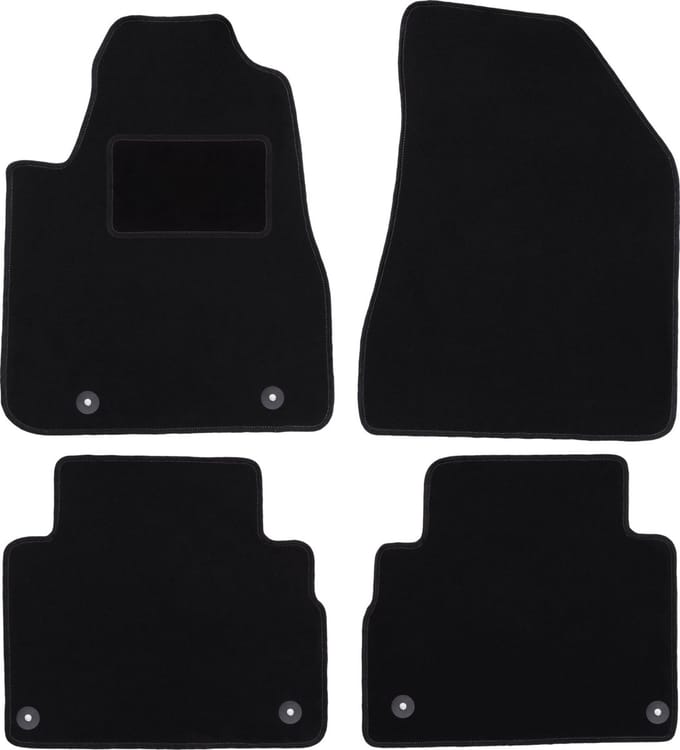 Zwarte velours vloermatten voor: Lexus RX II SUV (2003-2008)