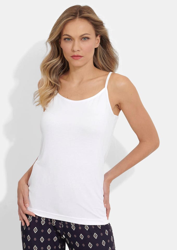 Set van 2, shirt + topje - marine / wit - Gr. 20 van Goldner Fashion