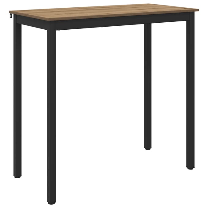 vidaXL - Staande - Bartafel - Bewerkt - hout - Rechthoekig