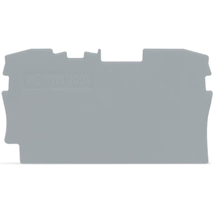 WAGO TopJob S Eind En Scheidingsplaat 1mm Grijs - 2004-1291 [20 Stuks]