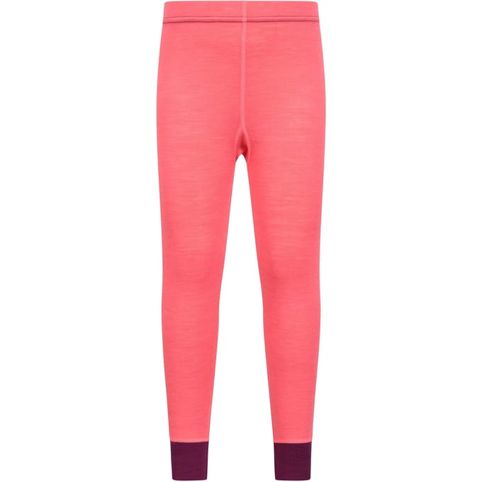 Mountain Warehouse Kinder/Kids II Merino Wol Base Layer Broekje (Helder Roze)