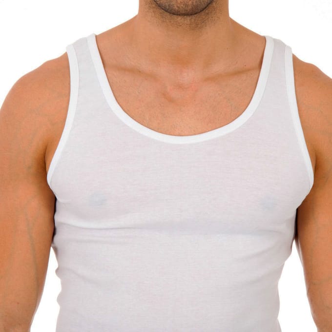 Klassiek T-shirt met brede riem 0980 man