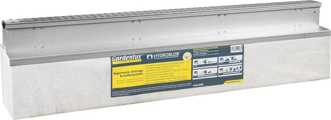 Slimline set verzinkt incl. D45 unit 120x20x 30 cm prijs per stuk G...