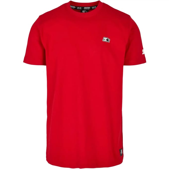 Starter Black Label - Essential Jersey Heren T-shirt - S - Rood