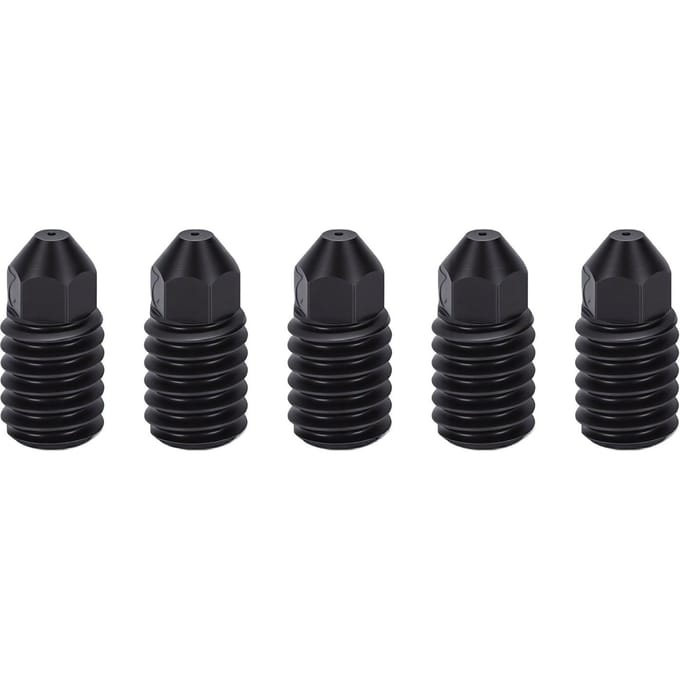 5 Pièces Buse de Remplacement 0,2 mm pour Imprimante 3D Bambu Lab P2S Acier Trempé Extrudeur Buse Hotend