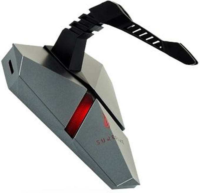 SureFire Axis Serie - Kabelhouder USB-HUB - Zwart - RGB Verlichting - Flexibele Bungee