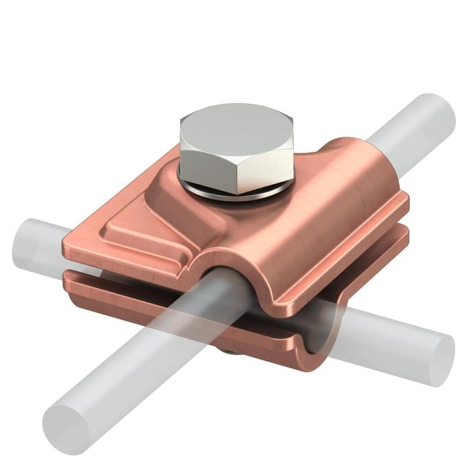 OBO Vario Snelle Connector 40x40mm Koper M10 - 5311527