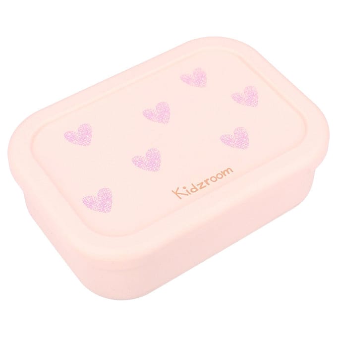 Kidzroom Magical Meadows Lunchbox - 1.2 l - 6 x 17 x 12 cm - Roze - Hartjes