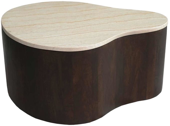 Starfurn - Salontafel Lovi - Bruin - 59x77x35 cm