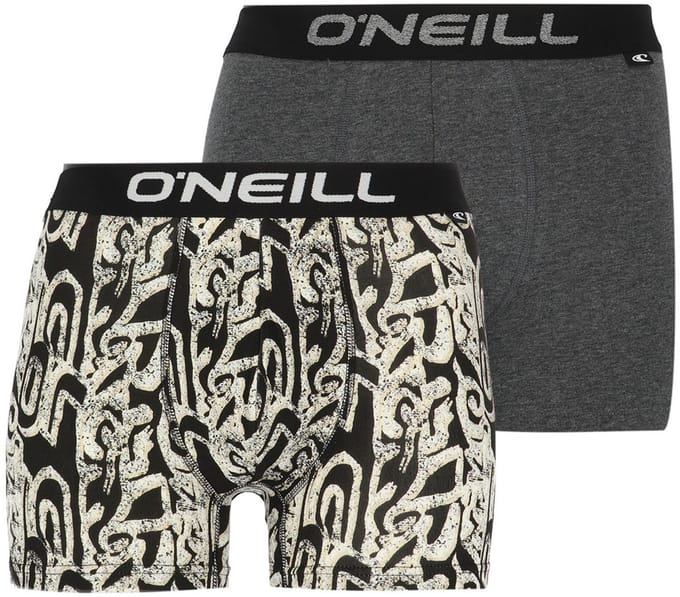 Heren boxershorts | Graffiti Art | Merk: O'Neill | Kleur: Grijs | Maat: S t/m XXL | 6 Pack