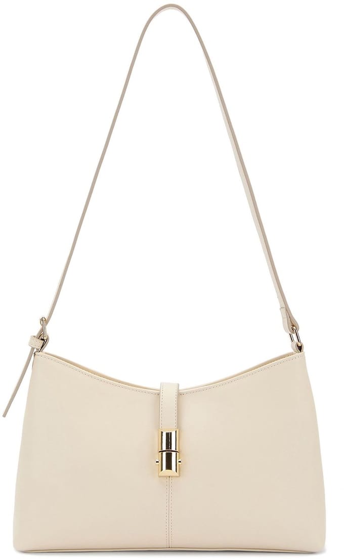 SEIDENFELT MANUFAKTUR Schoudertas Lilla Ro Shoulderbag Cream Crème
