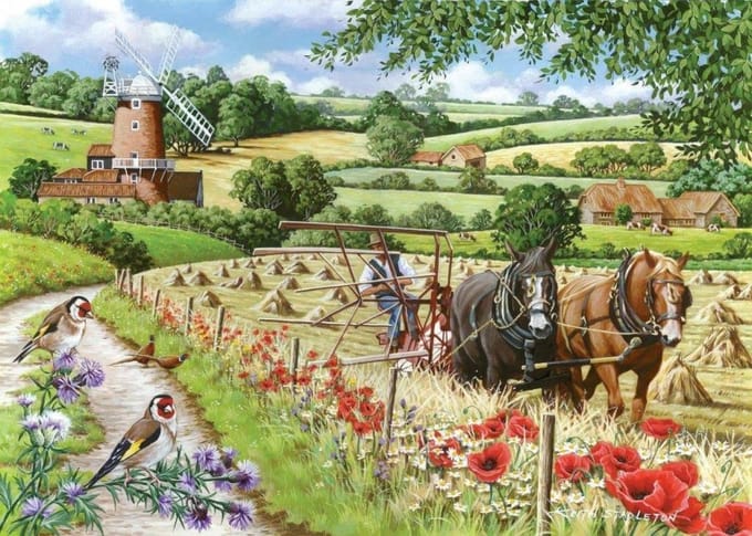 Windmill Lane Puzzel 500 Stukjes XL