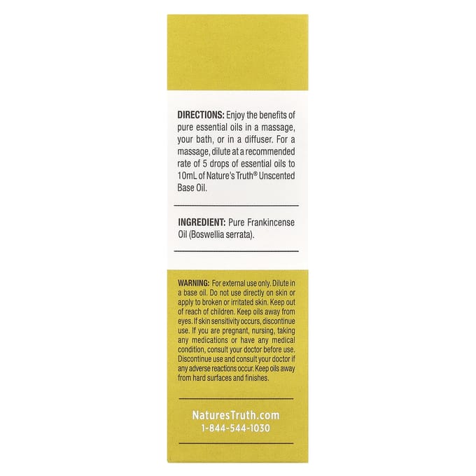 Nature'S Truth, Pure Essential Oils, Pleasant Frankincense, 15Ml(0.51Fl Oz)