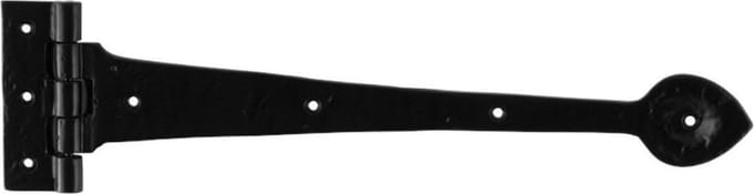 Heng - Smeedijzer zwart - Gietijzer - GPF - met scharnier, 400 mm