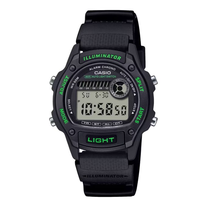 Casio Casio Collection W-220H-1A3VEF Horloge - Kunststof - Zwart - Ø 36 mm