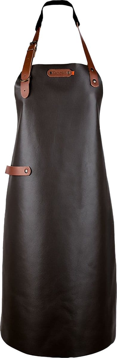Xapron leren Schort Bovine Brown - Bruin - Luxe - L (lengte 82 cm/ Breedte 60 cm)