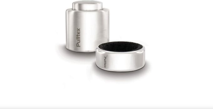 Pulltex champagne afsluiter met druppelring