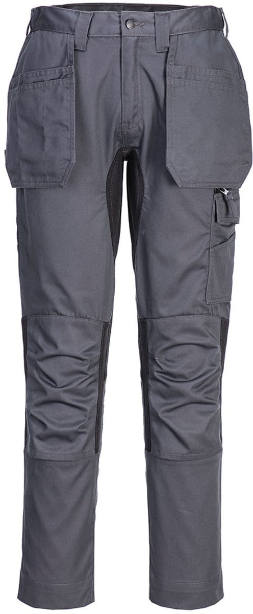 Portwest WX2 Eco Stretch Broek met holsterzakken CD883 - Mol grijs - 44