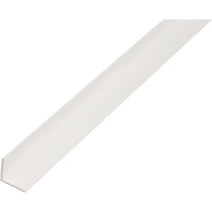 Alberts Hoekprofiel - Pvc Wit - 50x50x1,2mm 2m