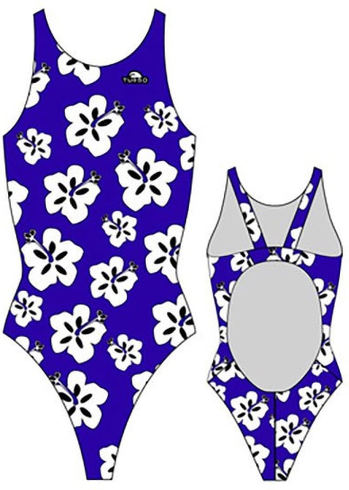 Turbo Hawaii Pro Resist Zwemkleding Blauw S Vrouw