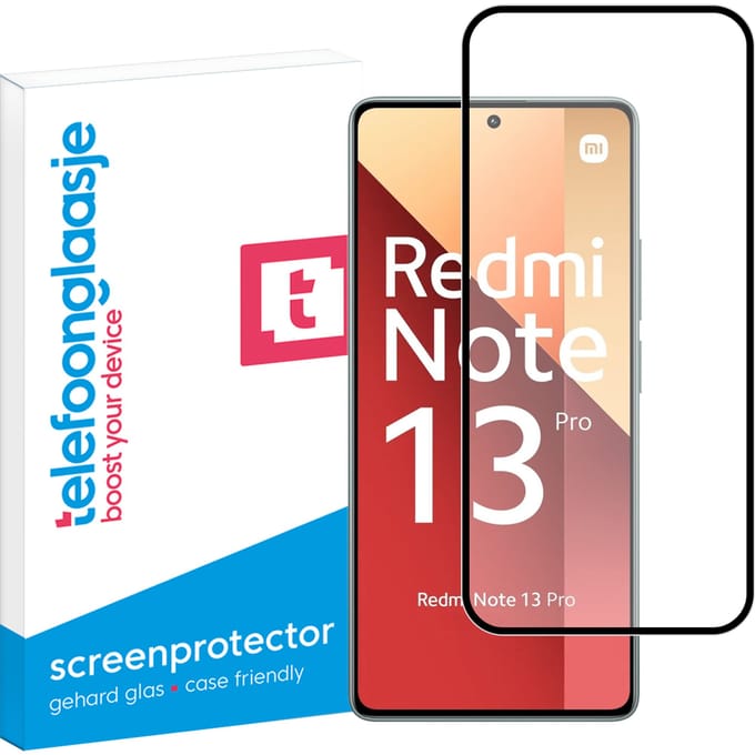 Xiaomi Redmi Note 13 Pro 4G screenprotector Edge to Edge