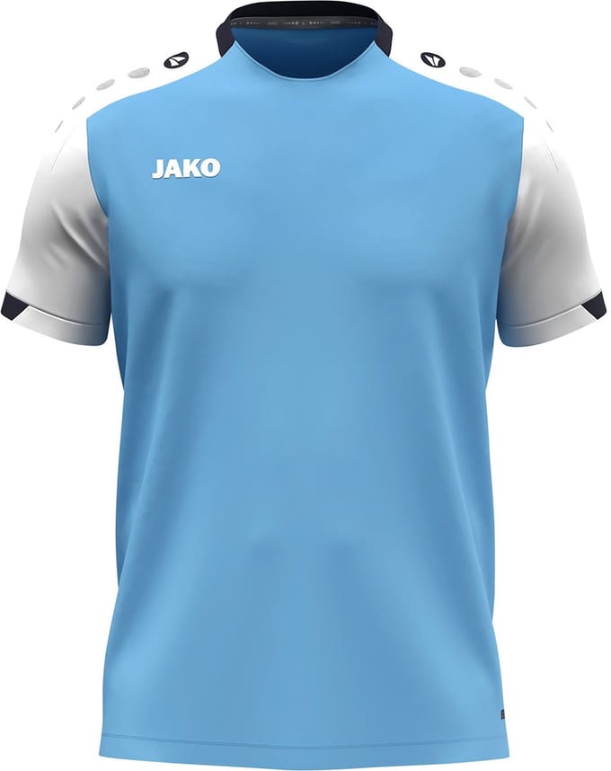 Jako Dynamic T-Shirt Kinderen - Hemelsblauw / Wit / Marine | Maat: 128