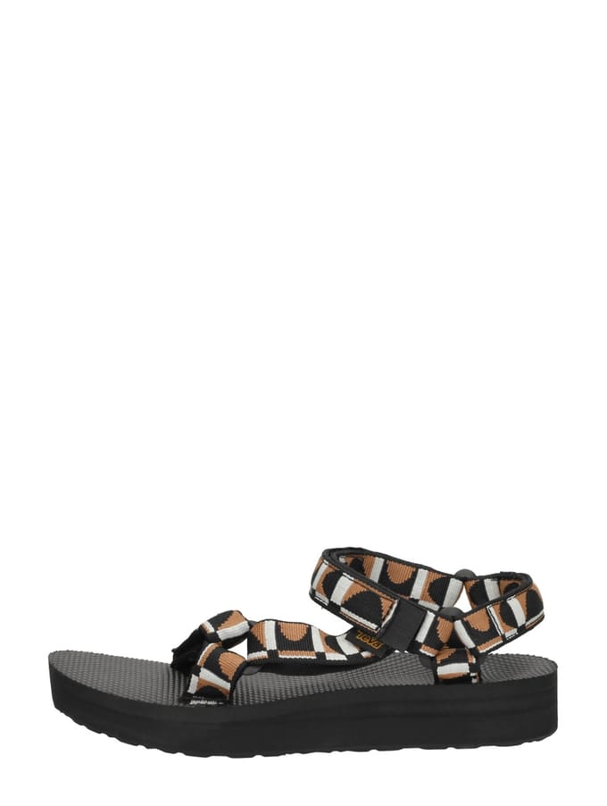 Teva W Midform Universal - Dames Sandalen - Zwart/Bruin - Maat 41
