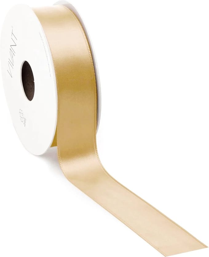 Satijnband Luxe 25mm Goud