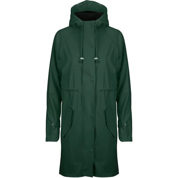 Ralka Regenjas Dames - Mizzle - Donkergroen/Zwart - 36