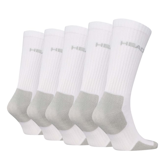 HEAD unisex performance 5P sokken tennis wit