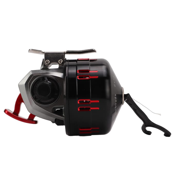 Vismolen Aluminiumlegering Metaal Rood 3.6:1 Versnellingsverhouding Spinning Baitcasting Spoel Vissen black