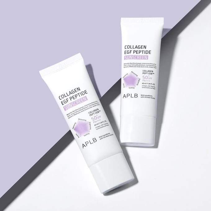 APLB Collageen EGF Peptide Zonnebrandcrème 40ml #40ml 2PCS