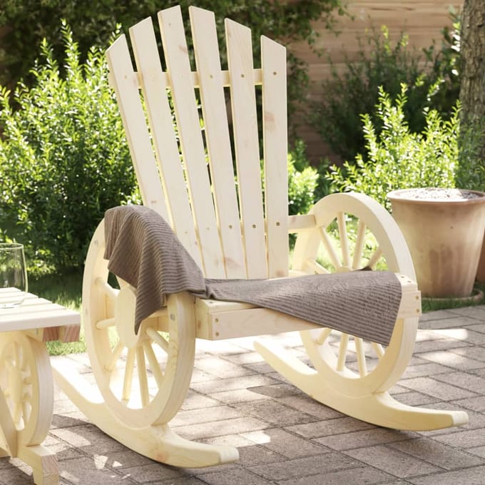 vidaXL - Schommelstoelen - 2 - st - Adirondack - massief - vurenhout