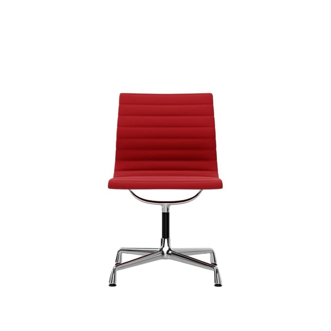 Vitra - Aluminium Chair - EA 101 - verchroomd - Hopsak - rood/poppy red