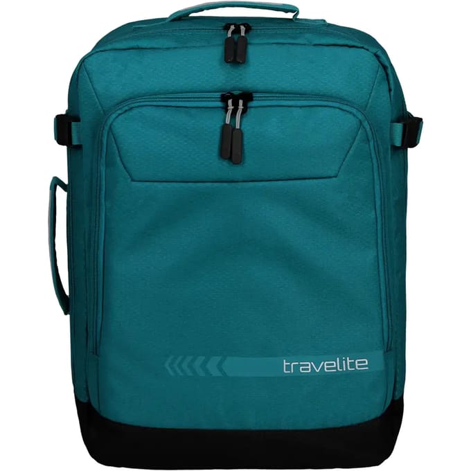 Travelite Kick Off Cabin Size Duffle/Backpack 35L - Petrol – Handbagage tas + rugzak – Van polyester – Reistassen, reistassen zonder wielen en rugtassen