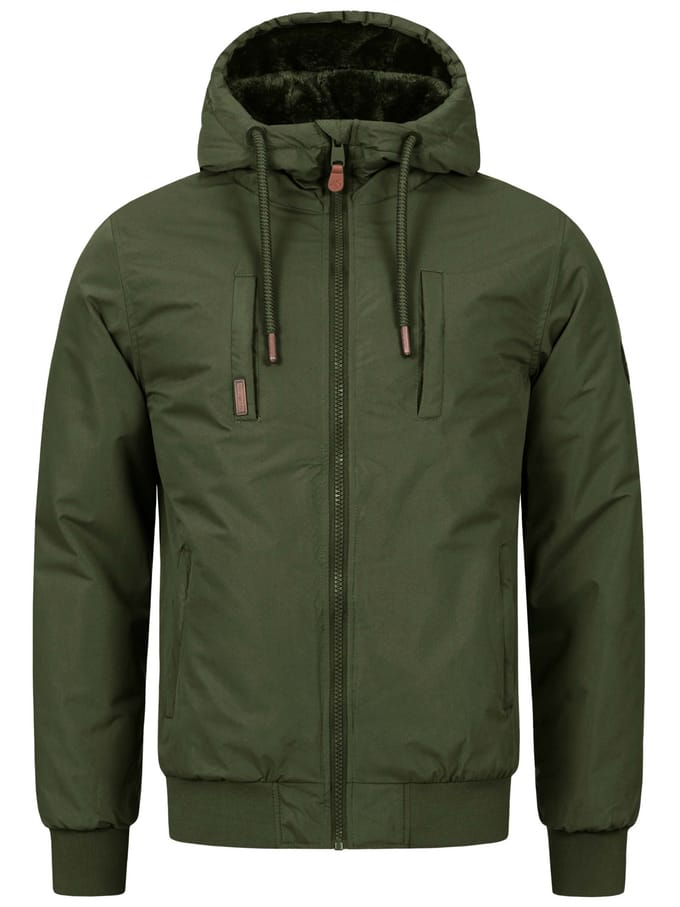 Alessandro Salvarini heren winterjas AS-320 met teddyvoering & capuchon – warm & stoer