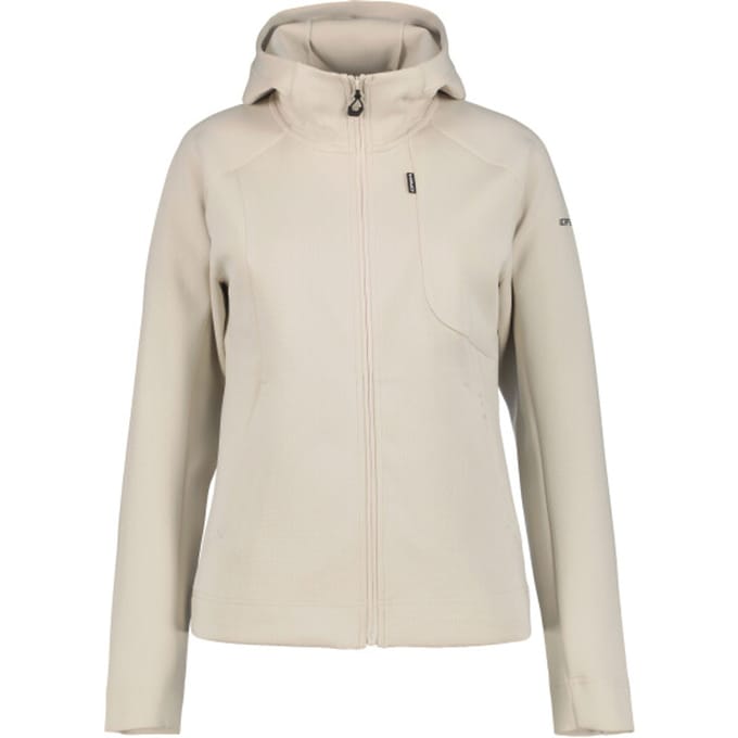 ICEPEAK - Bunnell - Fleece sweater met rits dames - Wit