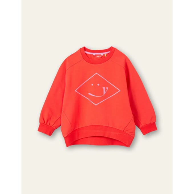 Oilily Hogo Sweater- maat128/8yr True Rood