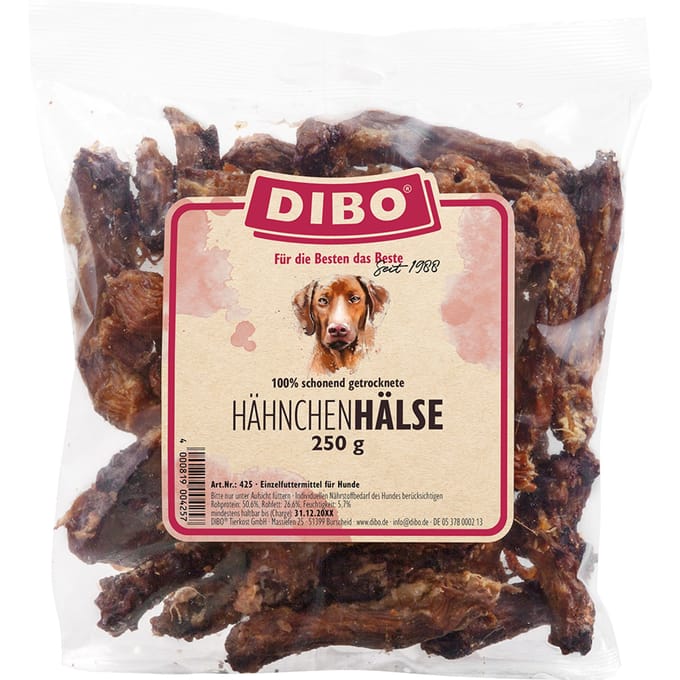 3x250g Dibo Premium Haantjesnek Hondensnacks