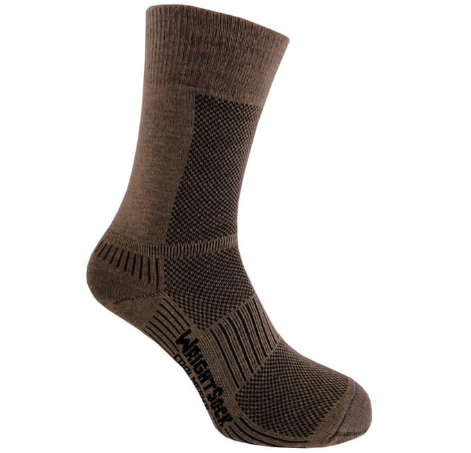Wrightsock Coolmesh Crew - Kaki - 34-37