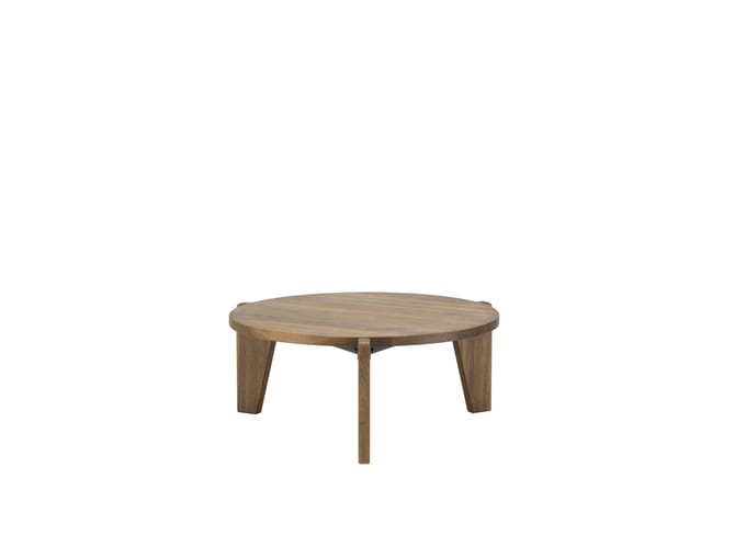 Vitra - Guéridon Bas Salontafel - Amerikaans notenhout massief, geolied - bruin