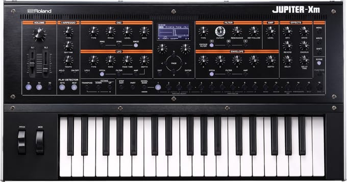 Roland Jupiter-Xm - Synthesizer - zwart
