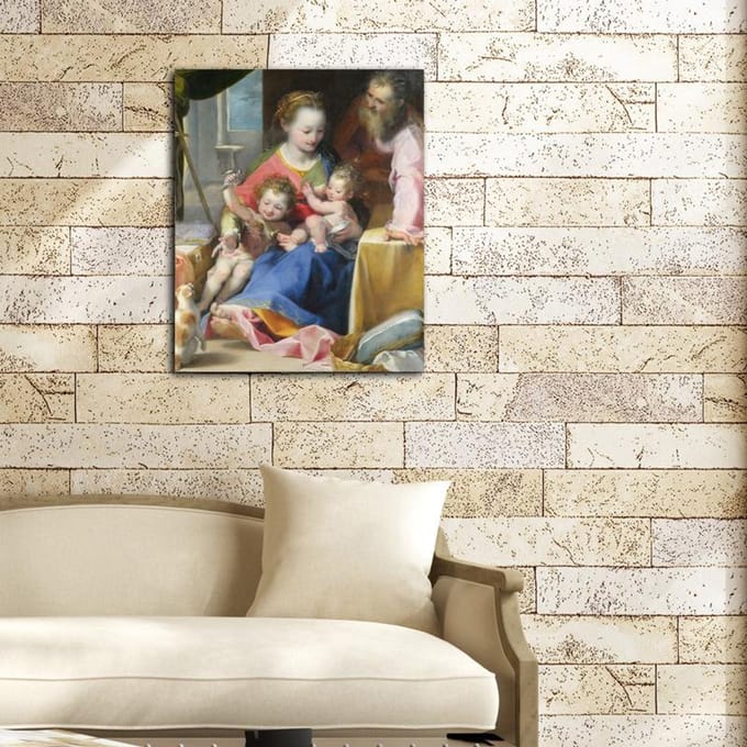 De Madonna van de kat Diamond borduurwerk 5D Diamond Craft schilderij Diamond Wall Art 20X30CM gray